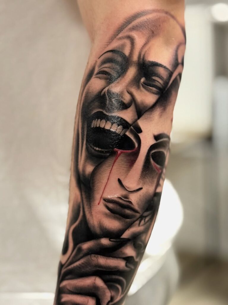 Tatuaż męski rękaw